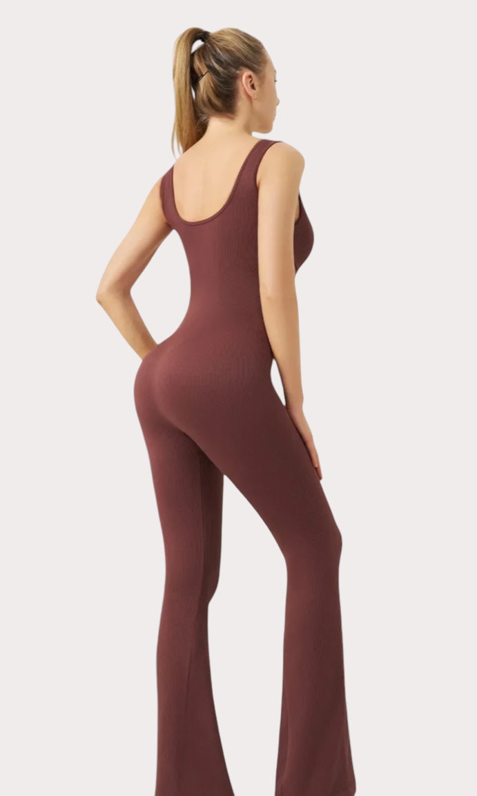 Shapewear Flared Şekillendirici Jumpsuit