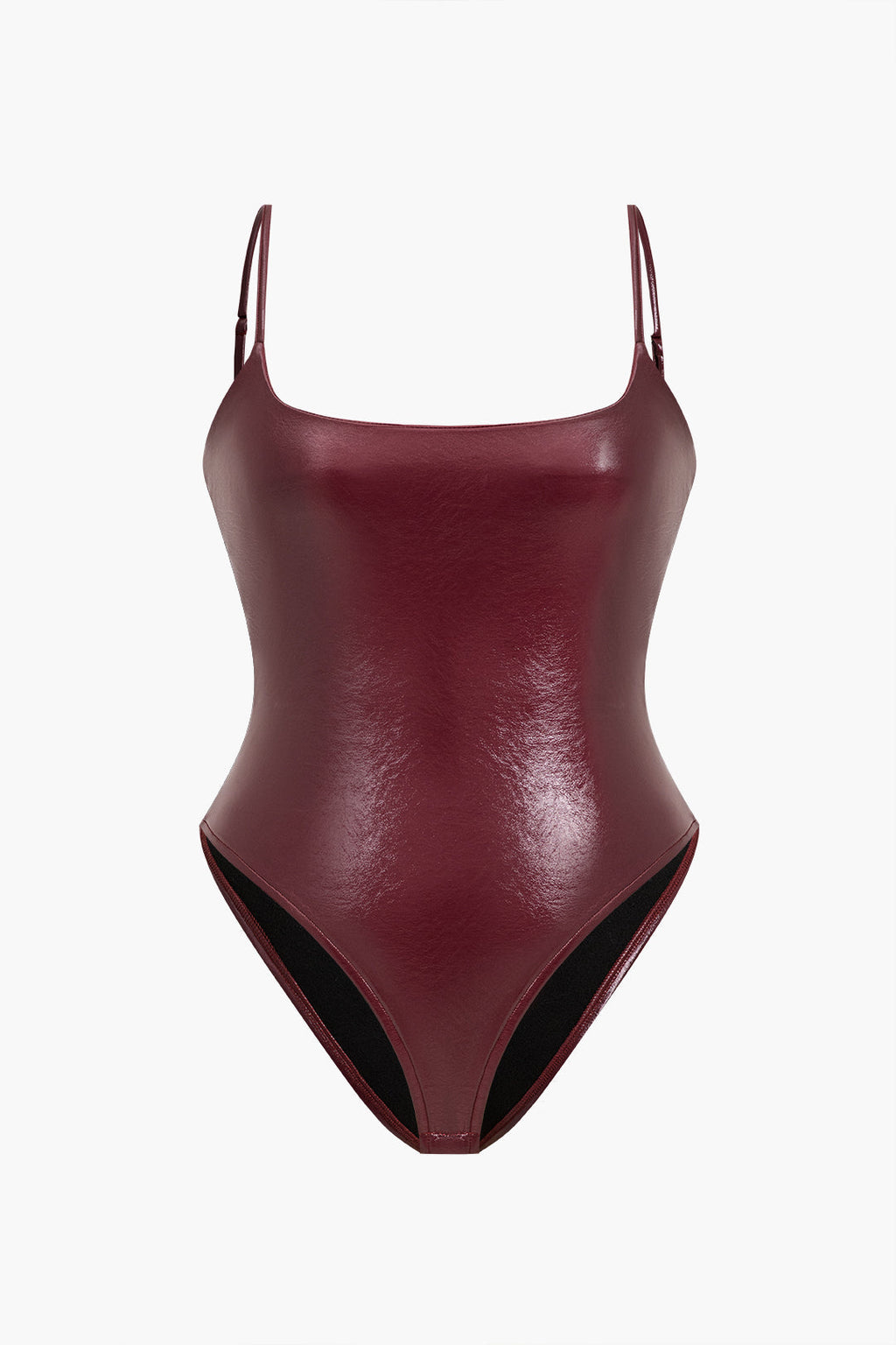 Shapewear büyük Beden Deri Bodysuit