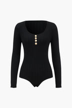 pacco Düğmeli Uzun Kollu Body