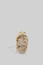 Kristal süslemeli Clutch Çanta