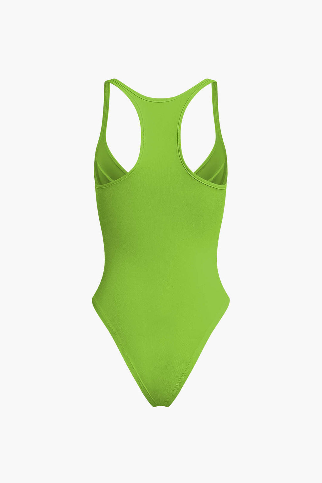 Düz Renk Derin V Yaka Bustiyer Bodysuit