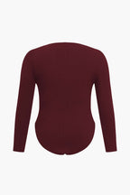 Shapewear büyük Beden Düğüm Bodysuit