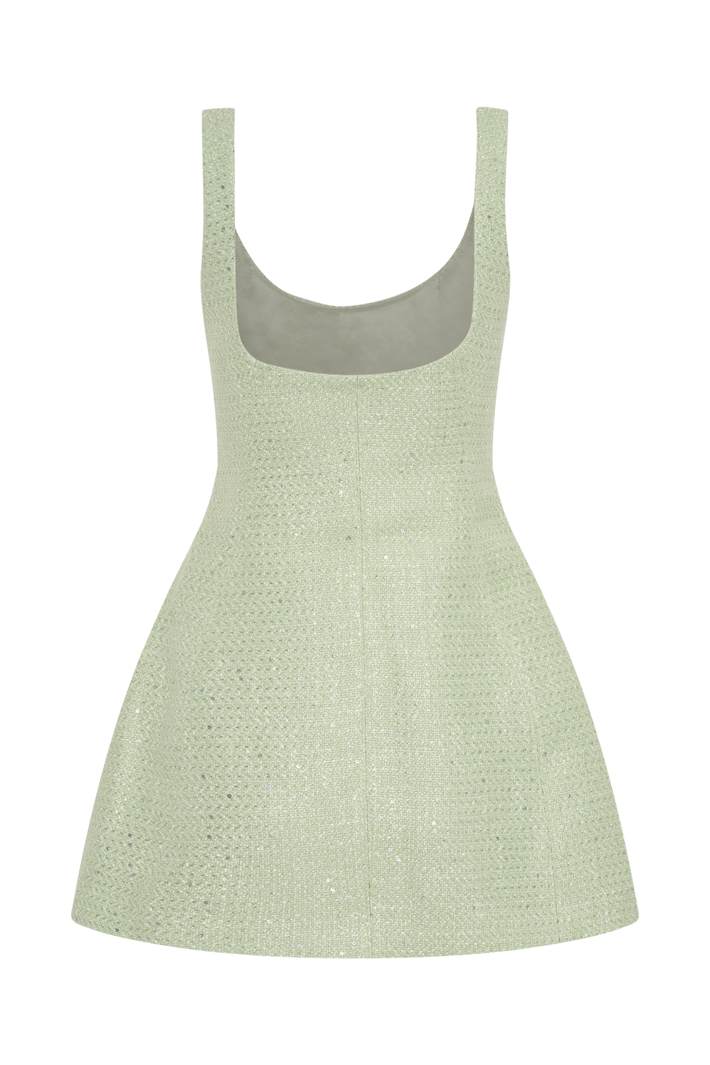 ROF Beth Tüvit Mini Elbise - Pastel Yeşil