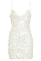 ROF Romilly Payet Mini Elbise - Fildişi