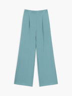 Solid Casual Pants Set Without Cami Top