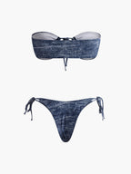 Vintage Straplez Bikini Takımı