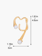1 adet Düzensiz Akışkan Küpe