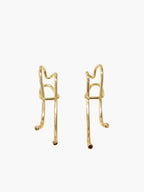 Abartılı Retro Uzun Küpeler