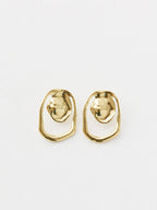 Altın Taşlı Kenar Küpe