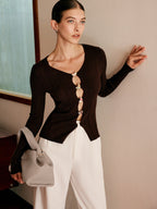 Sade Detaylı Mantı Çantası