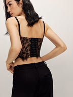 Vintage Dantel Sweetheart Korse