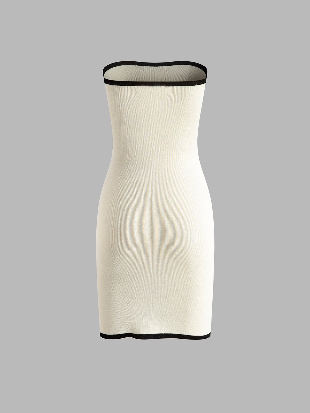 Dantel Bağcıklı Sarma Kazak Kemer Elbisesi