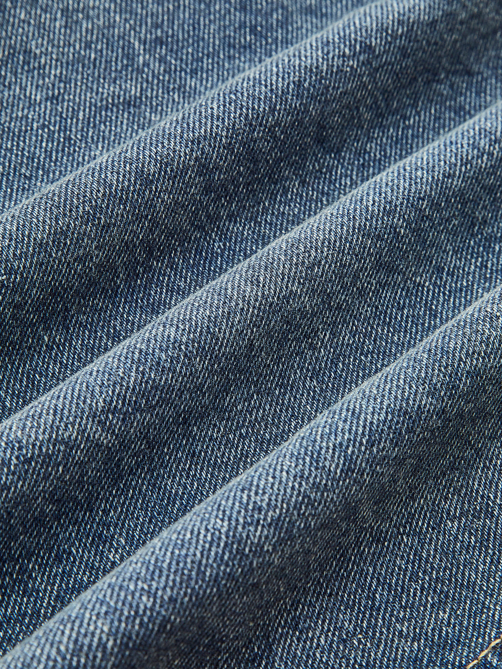 Kontrast Yaka Piping Jean Ceket