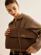 Shine Aura Premium Büyük Kapasiteli Flap Omuz Çantası