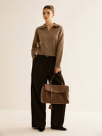 Shine Aura Premium Büyük Kapasiteli Flap Omuz Çantası