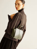 Vintage İki Yönlü Fermuarlı Çanta