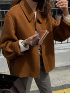 Vintage Fermuarlı Blazer
