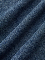 Kadife Panelli Denim Ceket