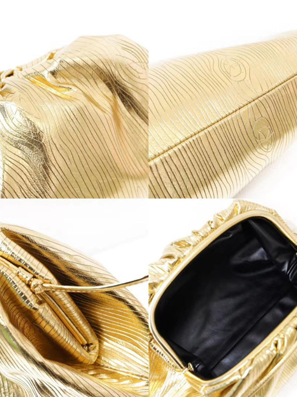 İp Askılı Altın Bulut Çantası