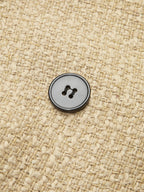 Doku Desenli Tweed Kapitone Blazer