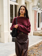 Şık ve Rahat Düz Minky Kazak