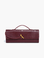 Çok Yönlü Dokulu Omuz Çantası ile İki Kanatlı Kapatma