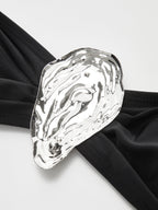 Şık Metal Detaylı Bağlama Ön Bikini Takımı