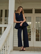 Şık ve Rahat Lastikli Bel Kazak Pantolonları