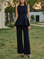 Şık ve Rahat Lastikli Bel Kazak Pantolonları