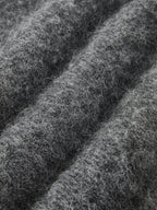 Şık Yün Karışımlı Boncuklu Kazak Yeleği için Şık Katmanlama