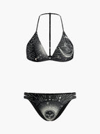 Gökyüzü Temalı Halter Bikini Takımı