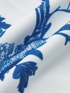 Şık Kuş Baskılı Kemerli Tek Parça Mayo