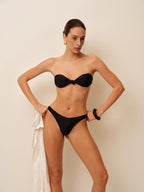 Şık Düğümlü Bandeau Bikini Takımı