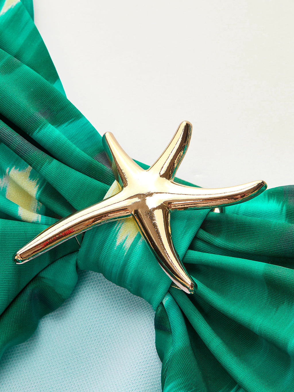 Çekici Deniz Yıldızı Desenli Tek Parça Mayo