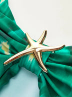 Çekici Deniz Yıldızı Desenli Tek Parça Mayo