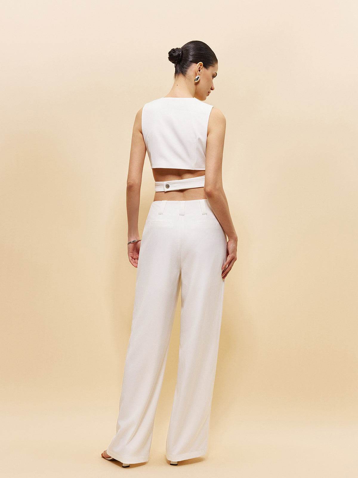 Cep detaylı Rahat Orta Bel Pantolon - Kemer Gerekmiyor!