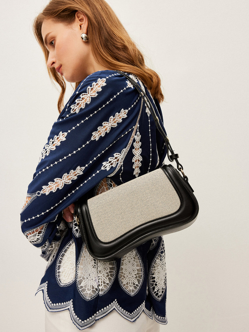 Şık İki Renkli Çanta ile Çok Amaçlı Ayarlanabilir Askı