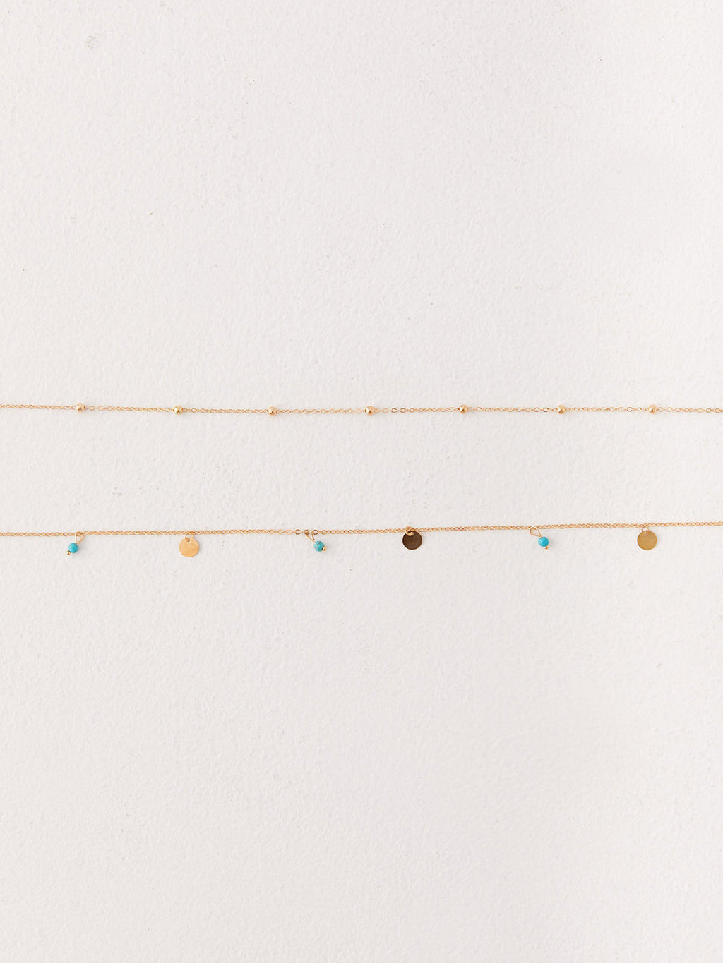 Canlı İki Katmanlı Boncuklu Kemer ve Alaşım Aksesuarlar