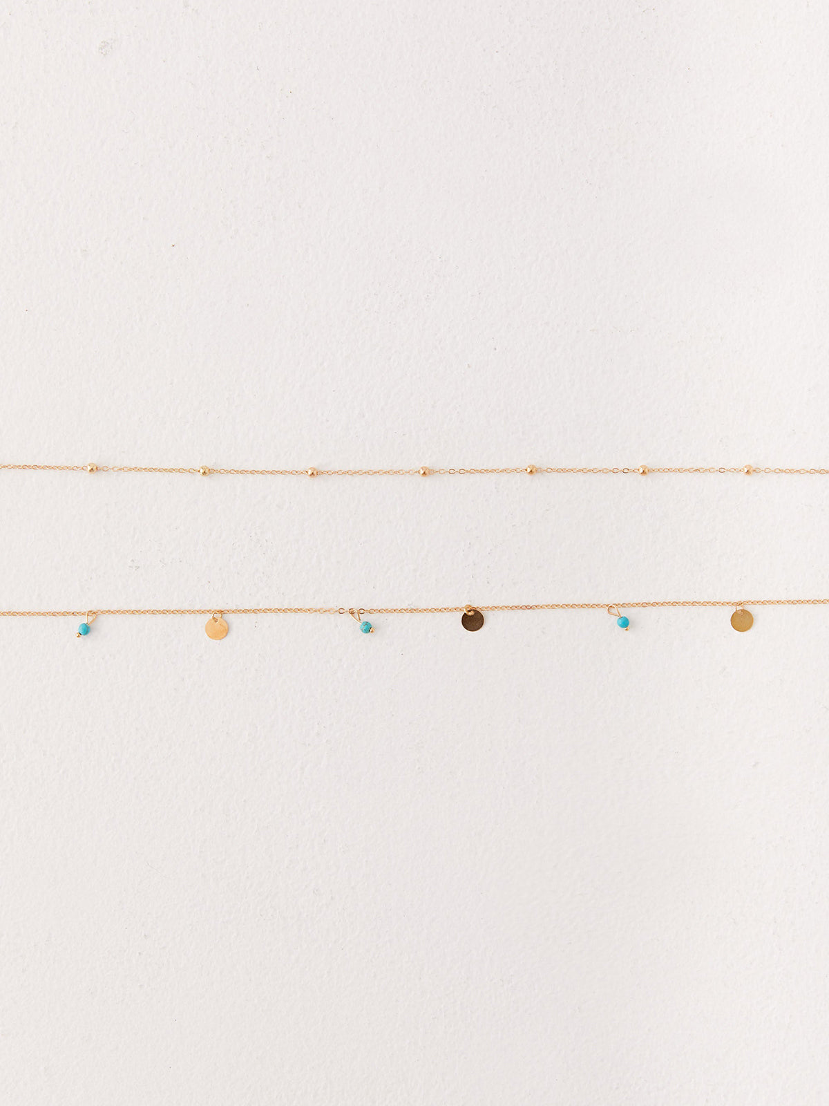 Canlı İki Katmanlı Boncuklu Kemer ve Alaşım Aksesuarlar