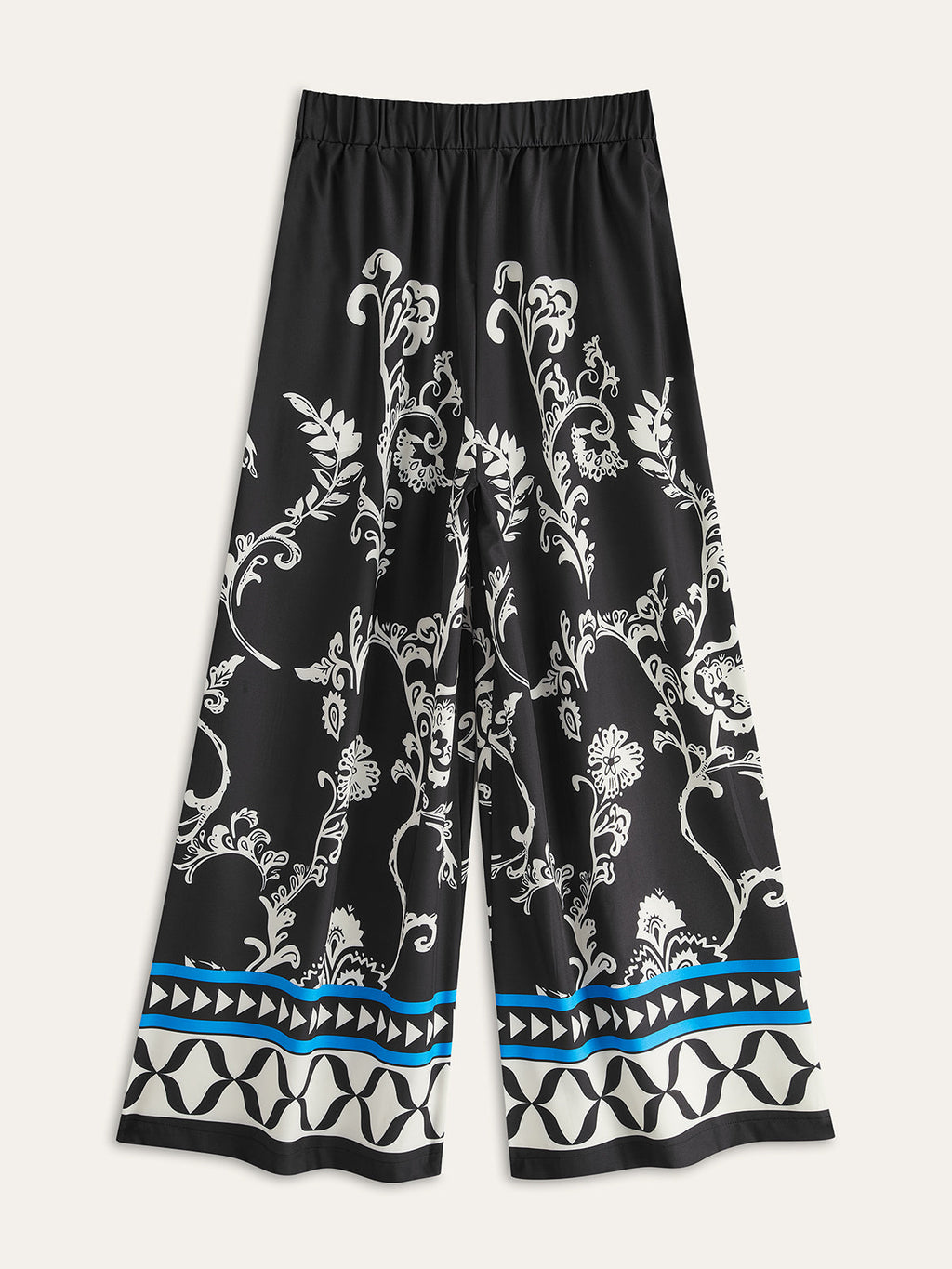 Şık Oversized Baskılı Yaka Takım Elbise Seti