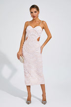 Sunita İnci Slip Midi Elbise