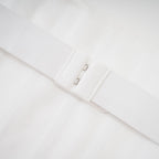 Radiance Elegance Beyaz Taş İşlemeli Straplez Mini Elbise