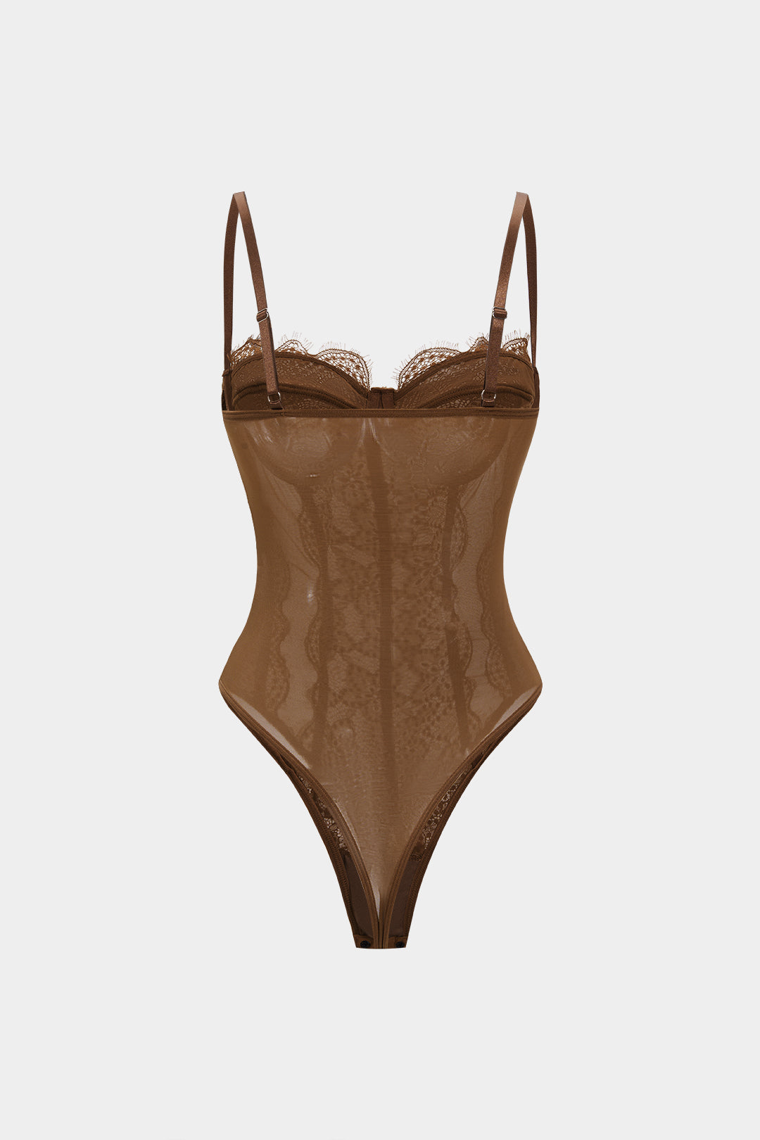 File Detaylı Korse Büstiyer Bodysuit