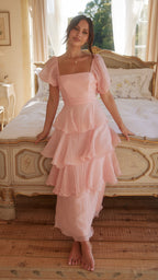 Lanelle Maxi Elbise - Pembe