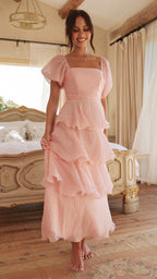 Lanelle Maxi Elbise - Pembe