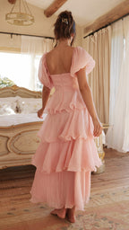 Lanelle Maxi Elbise - Pembe