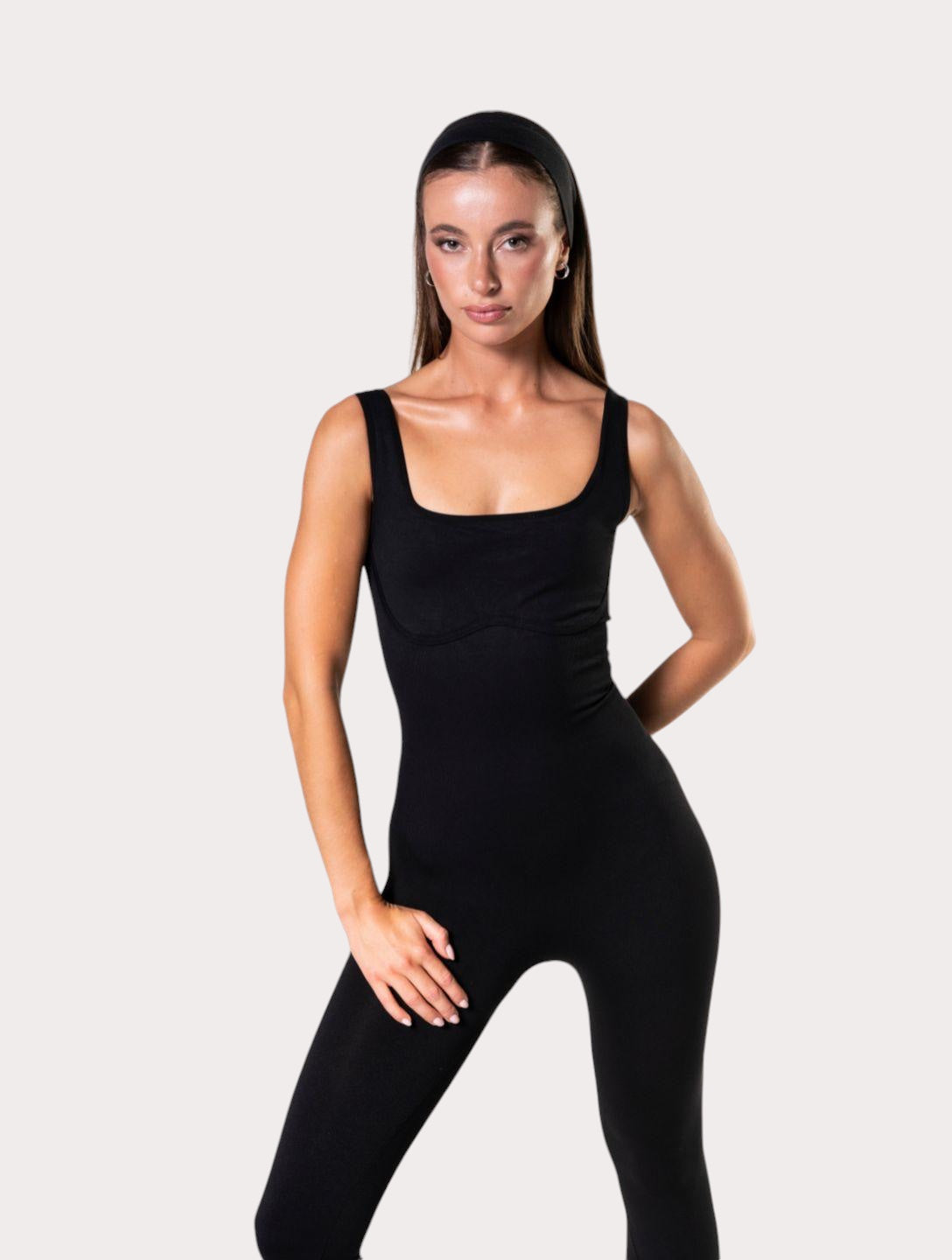 Shapewear Flared Şekillendirici Jumpsuit