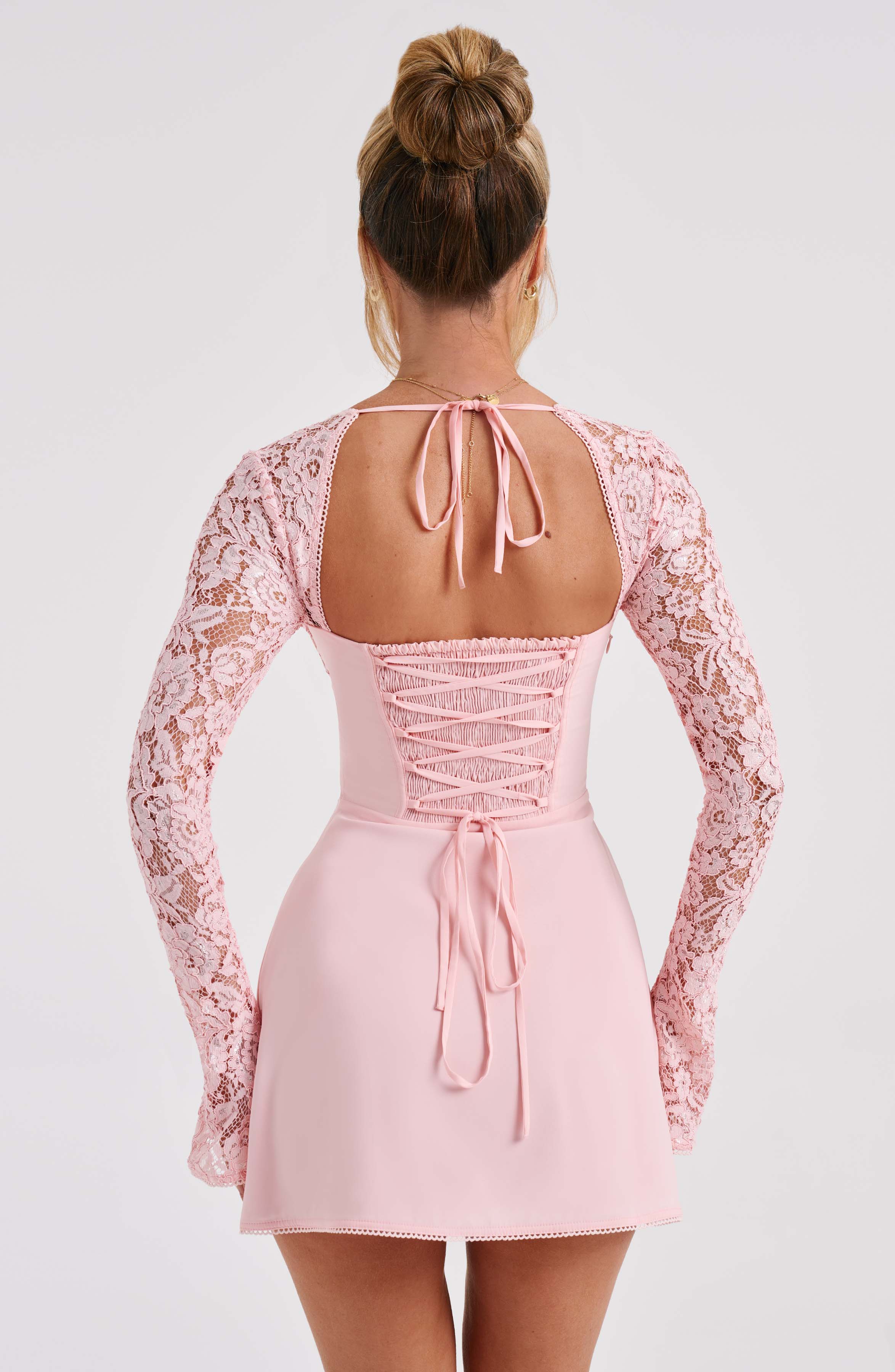 Jacinta Mini Elbise - Allık