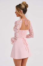 Jacinta Mini Elbise - Allık