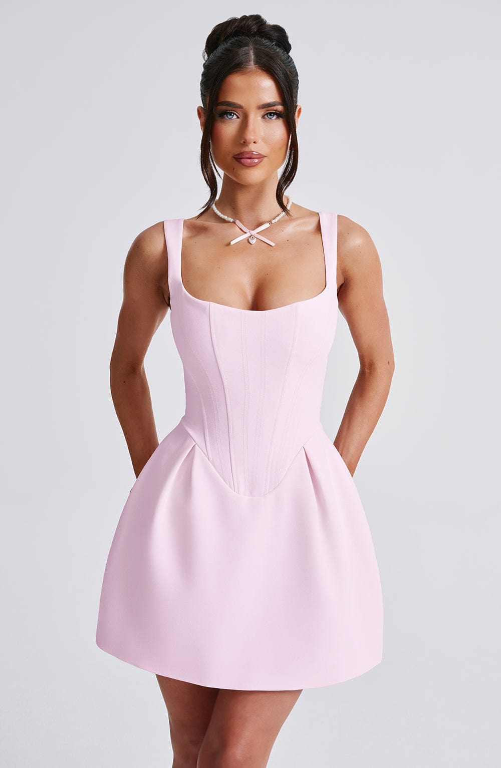 Janiyah Mini Elbise - Allık